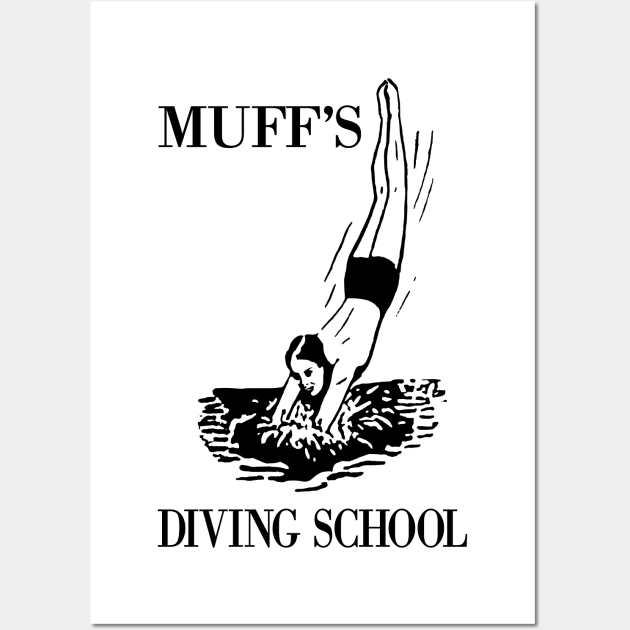 Muff's Diving School Wall Art by tvshirts